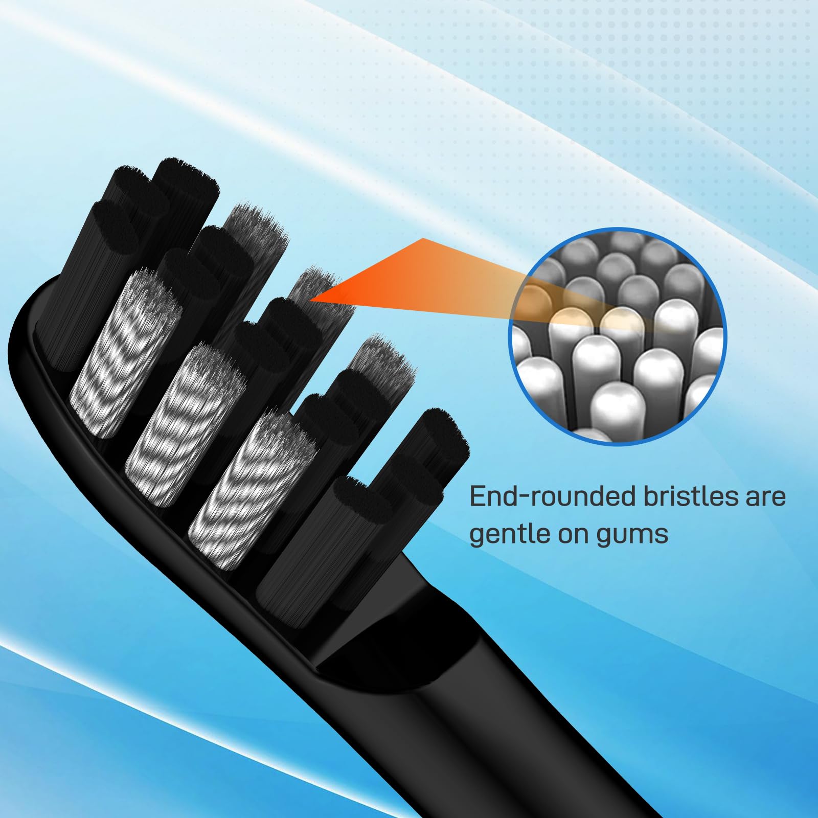 Cabezales de cepillo compatibles con el cepillo de dientes Colgate 360 Sonic Power Charcoal