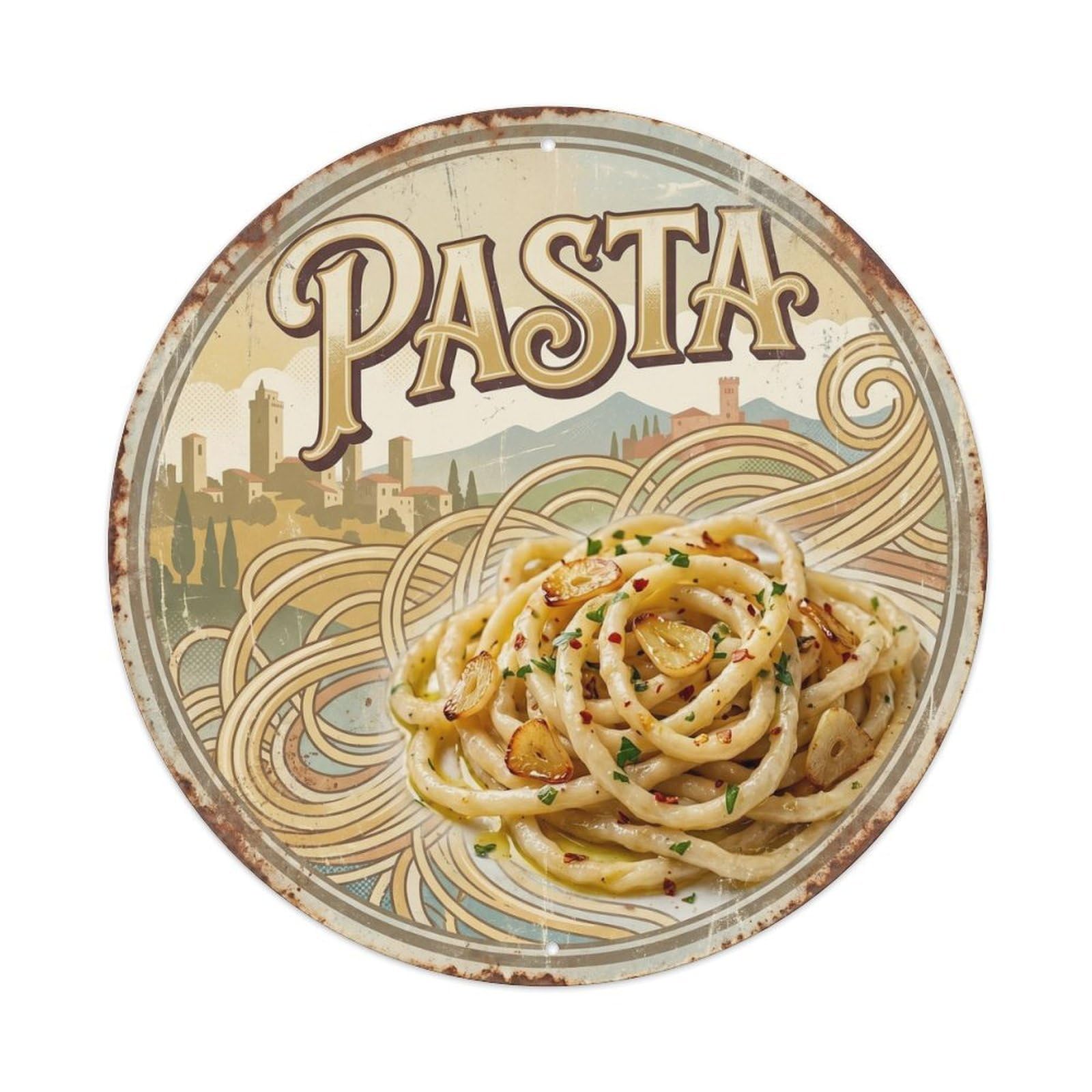 Italian Restaurant Cucina Italiana European Food Travel Metal Tin Sign