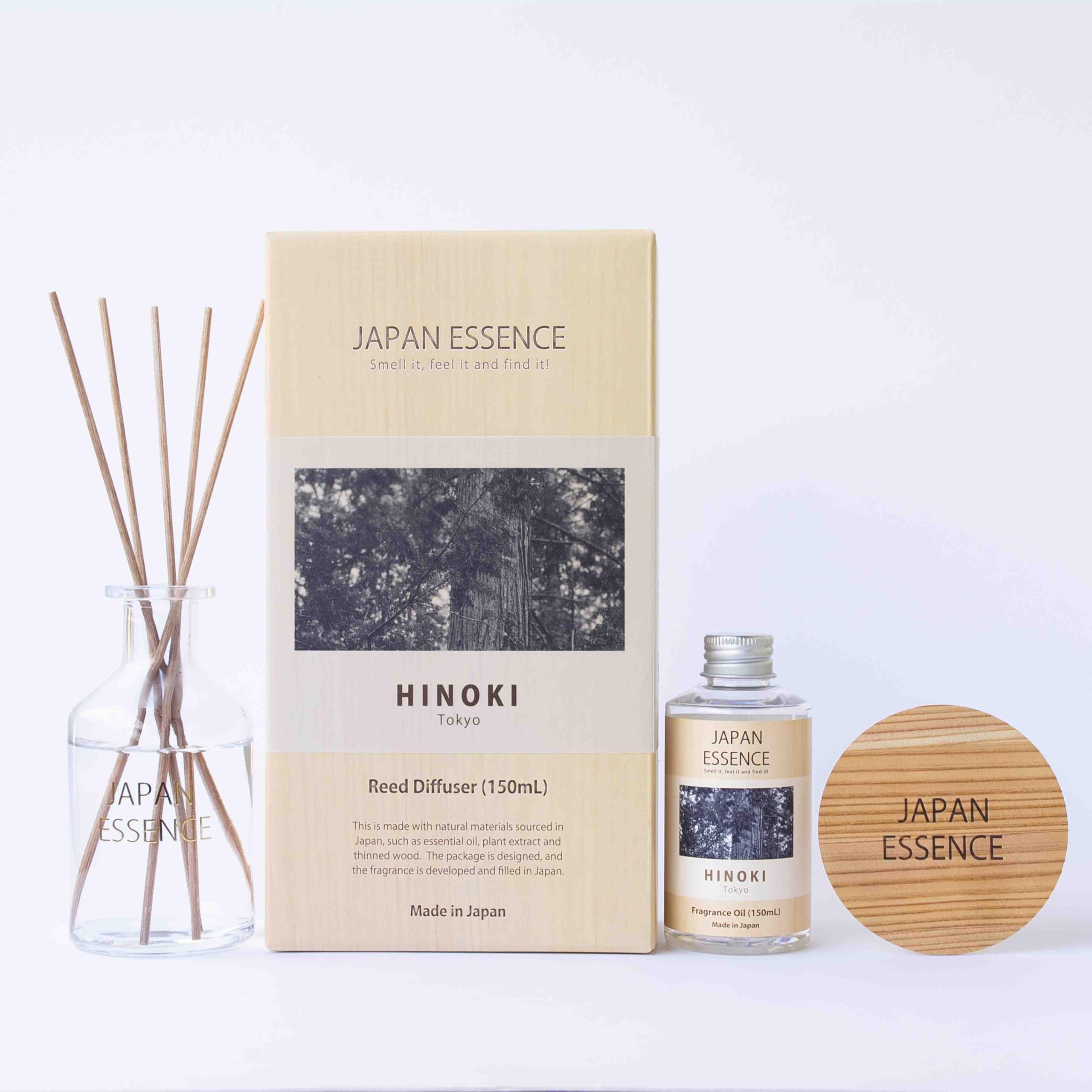 Amazon.co.jp: JAPAN ESSENCE ディフューザー（150mL）HINOKI/TOKYO
