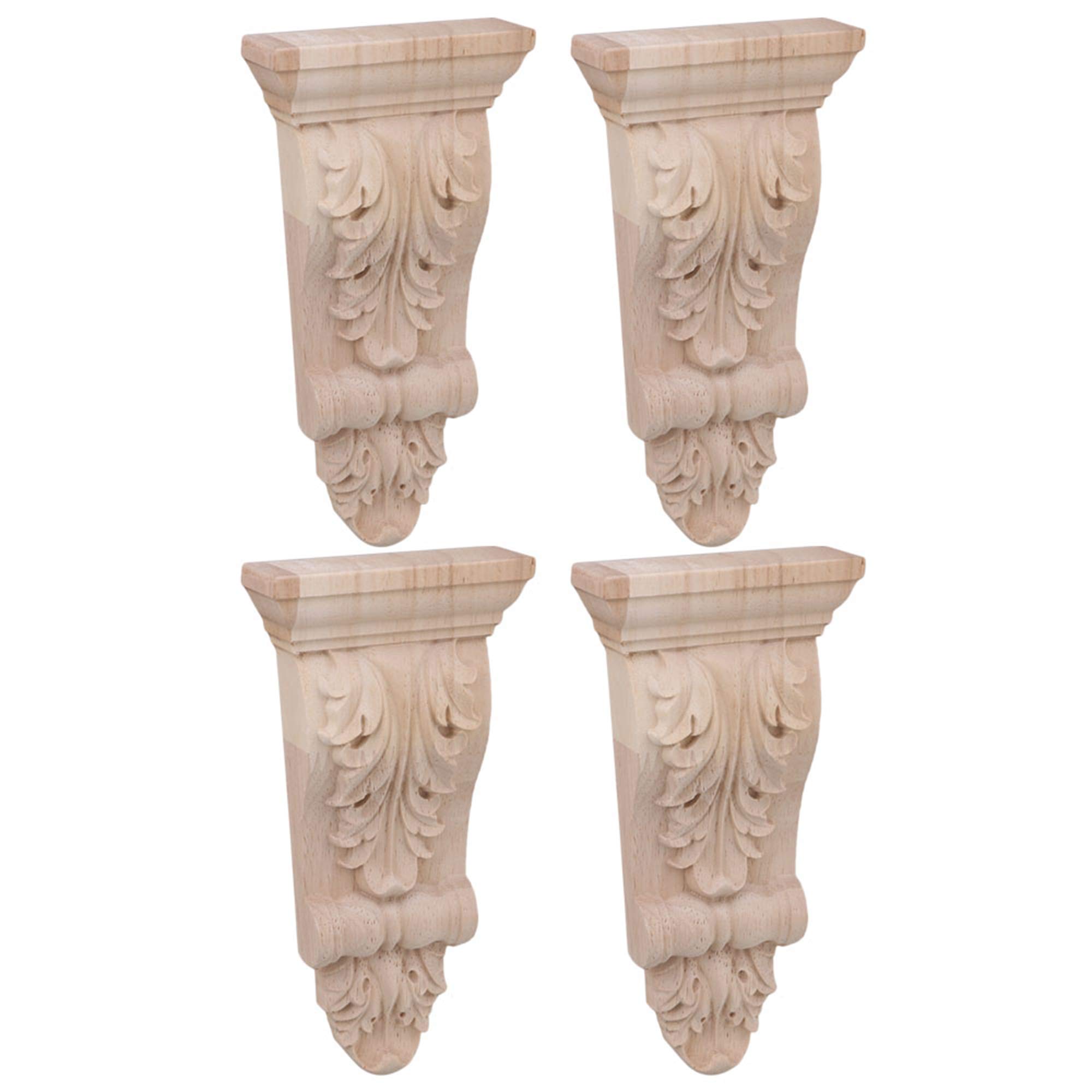 Cadre en bois sculpté grand format pour décor de porte en coin et restaurant chaleureux