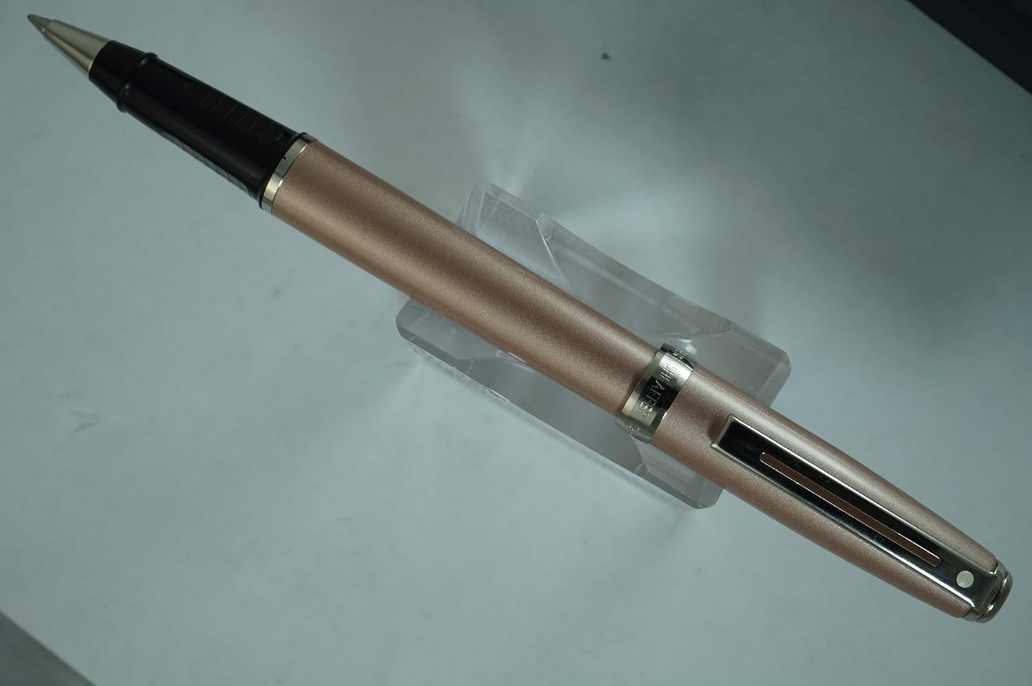 Sheaffer Signature Prelude Rose Shimmer Barrel with Nickel Appointments Rollerball Pen
