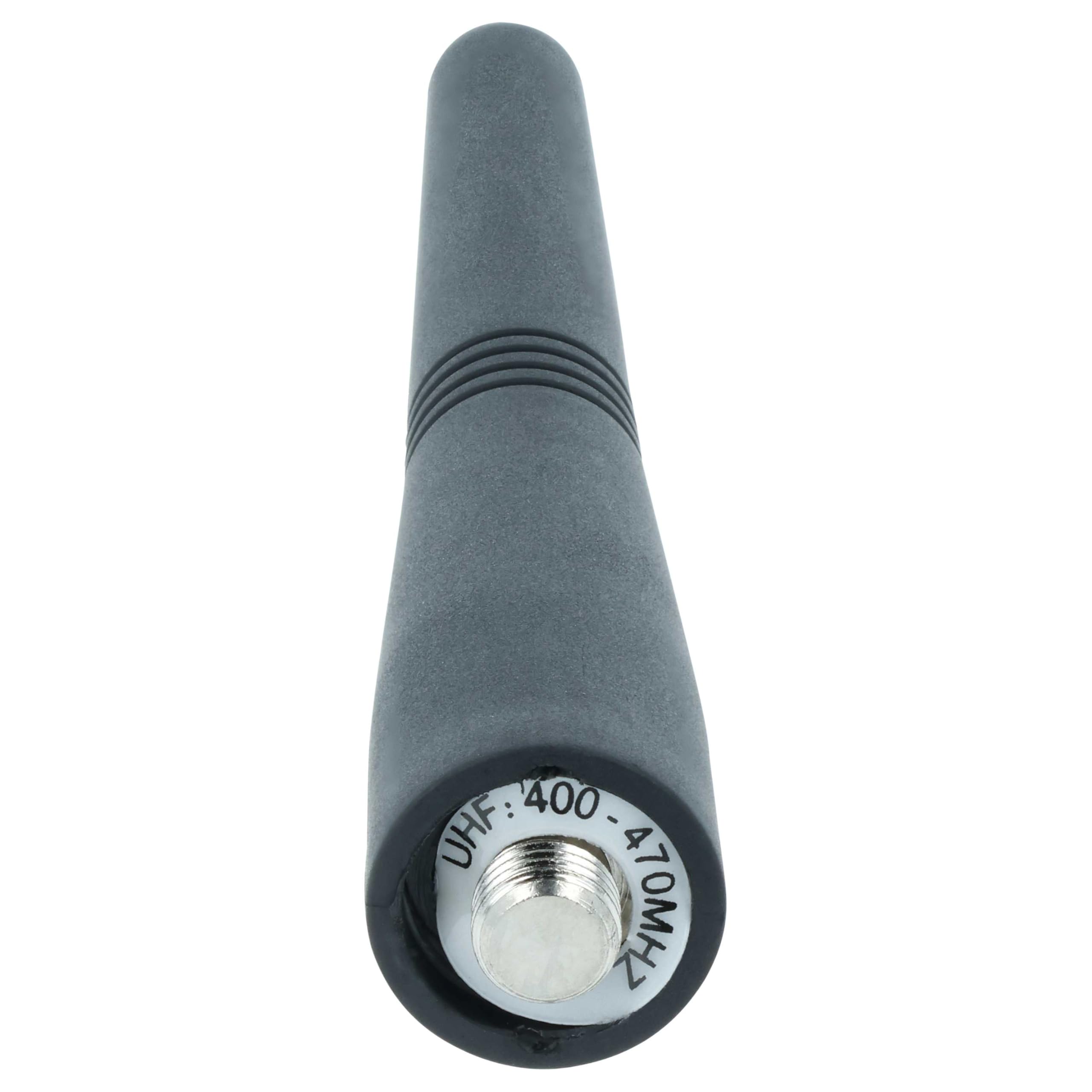 vhbw Antena kompatybilna z Motorola GP620, GP660, GP340, GP360, GP380, GP350, GP68, GP338 Plus, GP344, GP388, GP640 - 9 cm, czarna