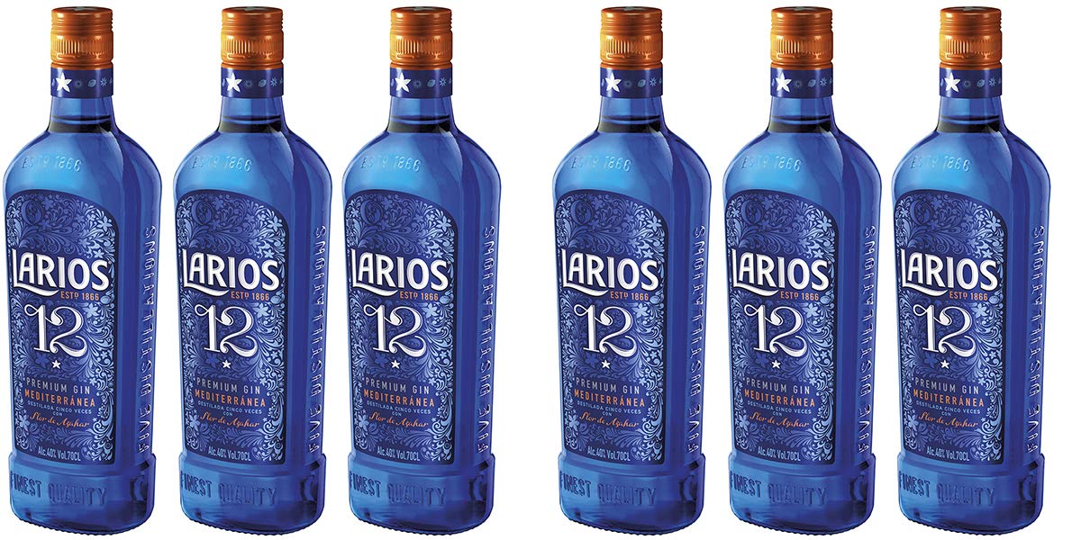 Larios 12 Botanicals Premium Gin 40% Vol. 6 x 0,7 l