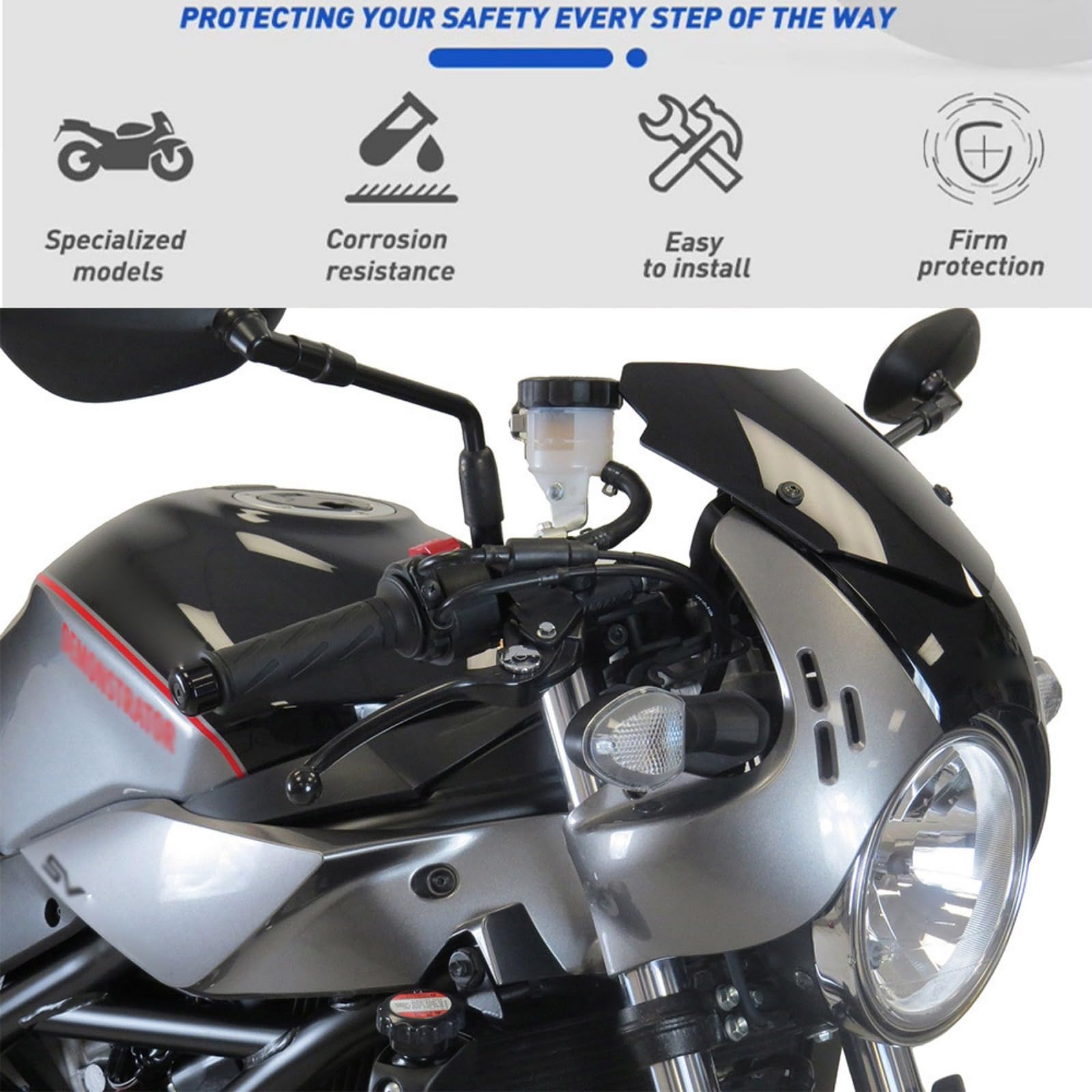 Amazon | FOR SV650X SV 650 X sv650x 2017-2024 2025 オートバイの