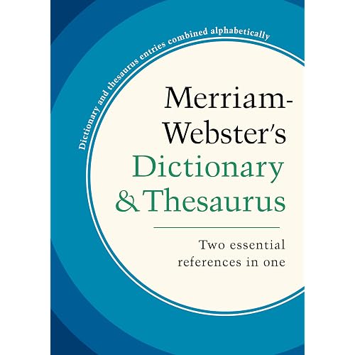 Merriam-Webster's Dictionary and Thesaurus, Hardcover