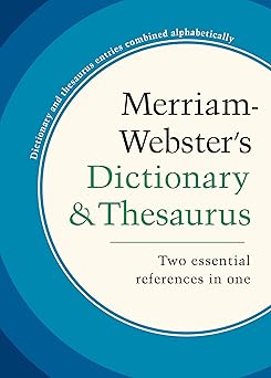 Merriam-Websters Dictionary And Thesaurus, Hardcover