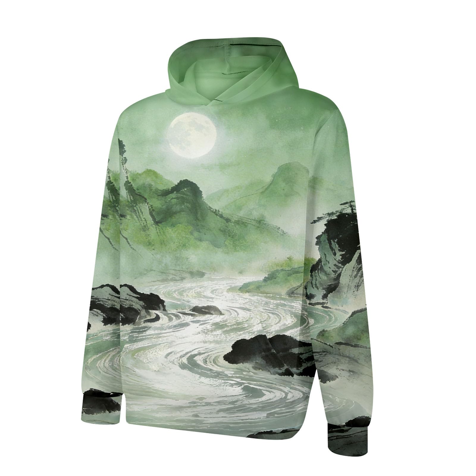 Sudaderas con Capucha Corta Camisa De Manga para Hombre 2026, Informal Moderna Marca (Mint Green, XL) Proteccion Solar Artículos Pesca UV Muscle Fit Ropa Boxeo Sudadera Cremallera