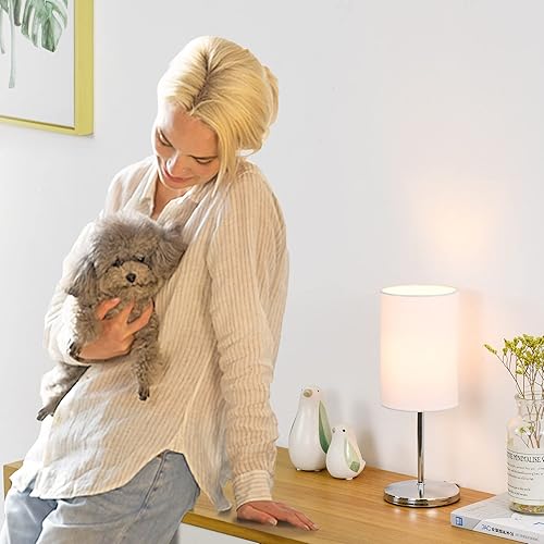 Miniatura 2 de Lampwell Alee - Lámpara de mesa pequeña para sala de estar, juego de 2, lámpara de mesa moderna para niños, 4.33 x 12.21 pulgadas de alto, bombilla