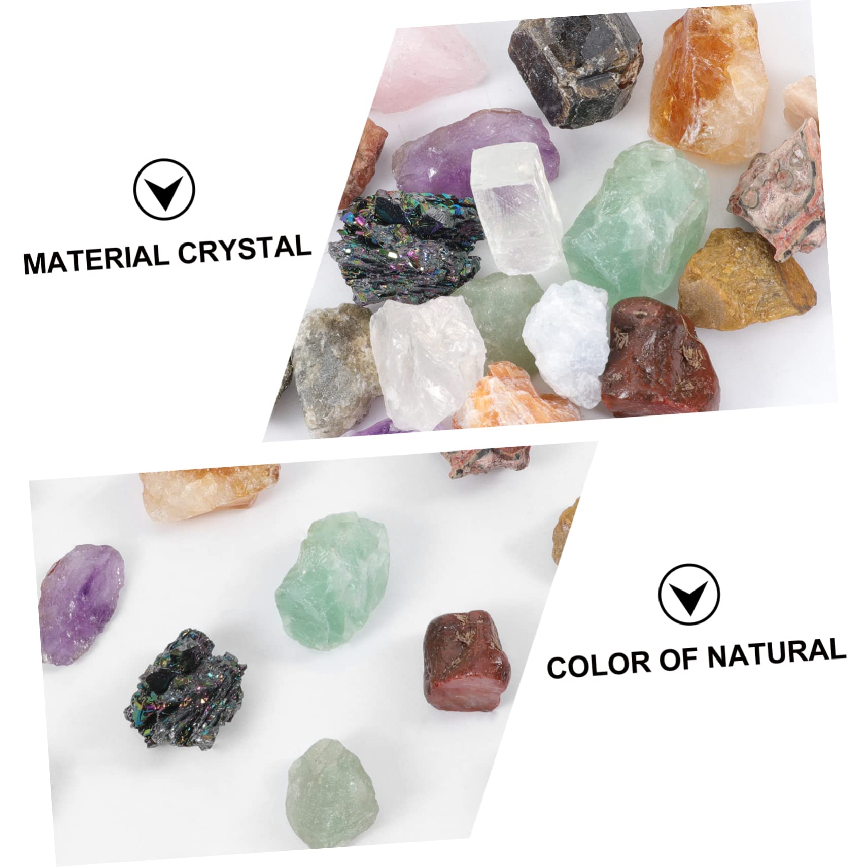 3 Scatole Di Pietre Di Cristallo Per Chakra Avventurina Gemme Di Quarzo Chakra Cristalli Curativi Naturali Pietre Sagomate Ghiaia Di Pietra Accessori Ornamento Di
