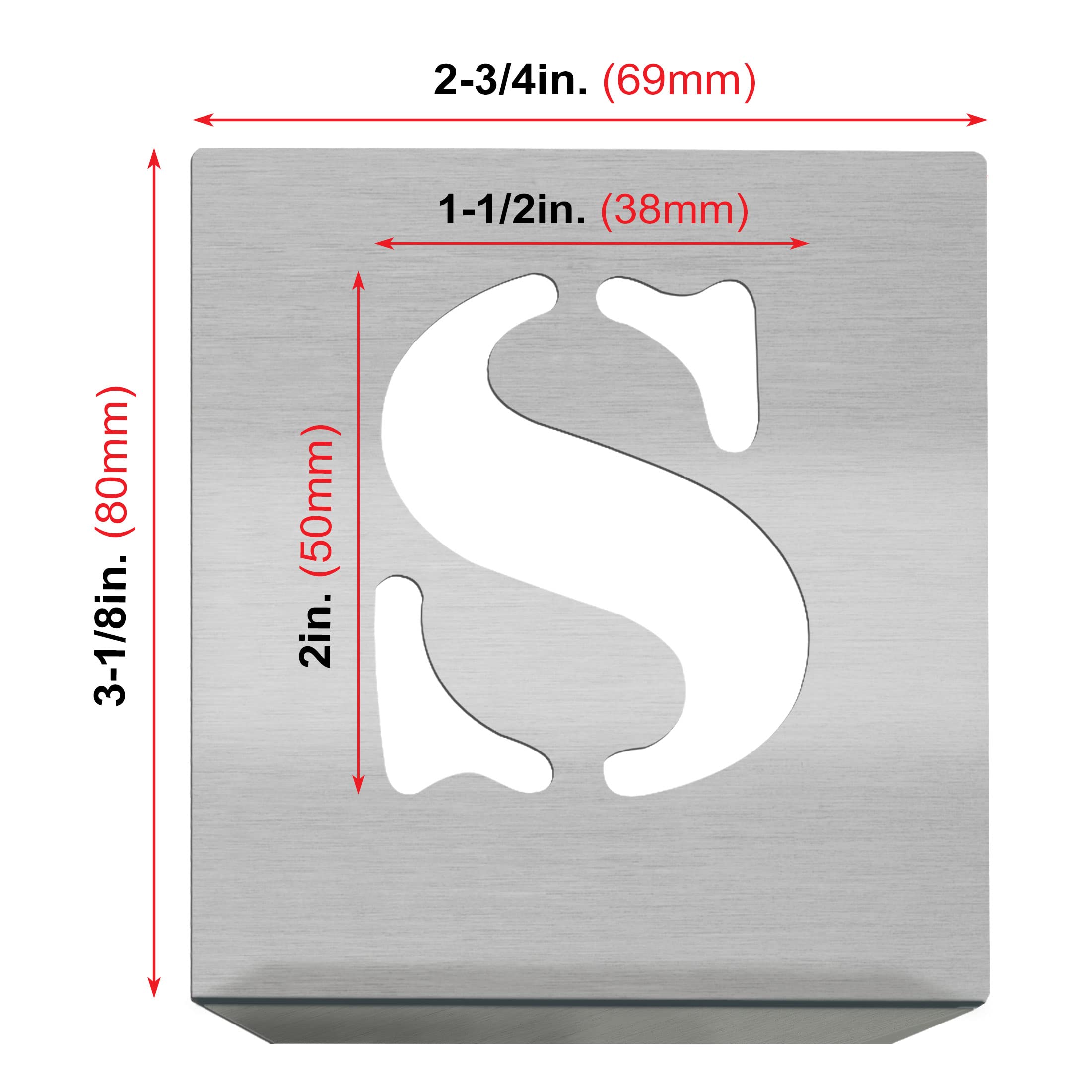 Amazon.com: HAUTMEC Vintage Aluminum Letters Stencils, A to Z