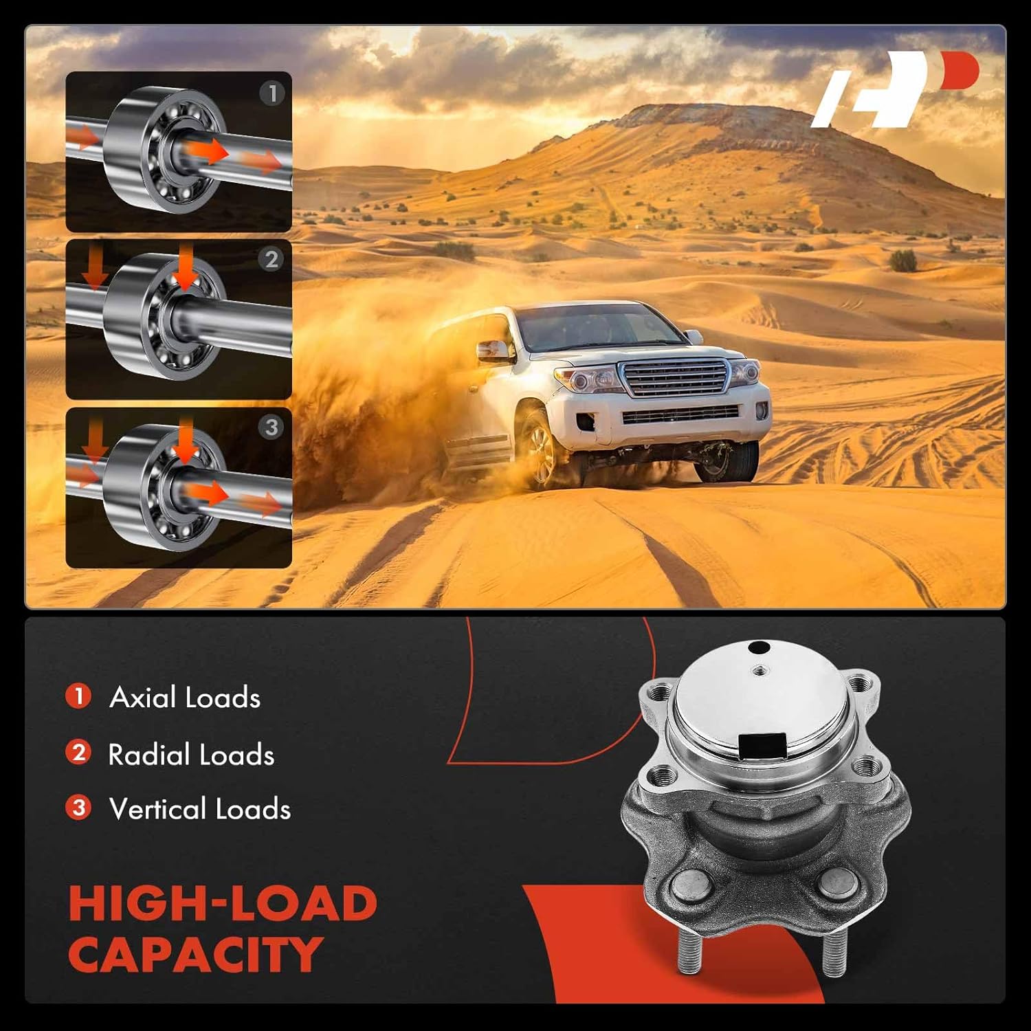 A-Premium 2 x Rear Wheel Bearing and Hub Assembly with 5-Lug Compatible with Nissan Sentra 2007 2008 2009 2010 2011 2012 L4 2.5L