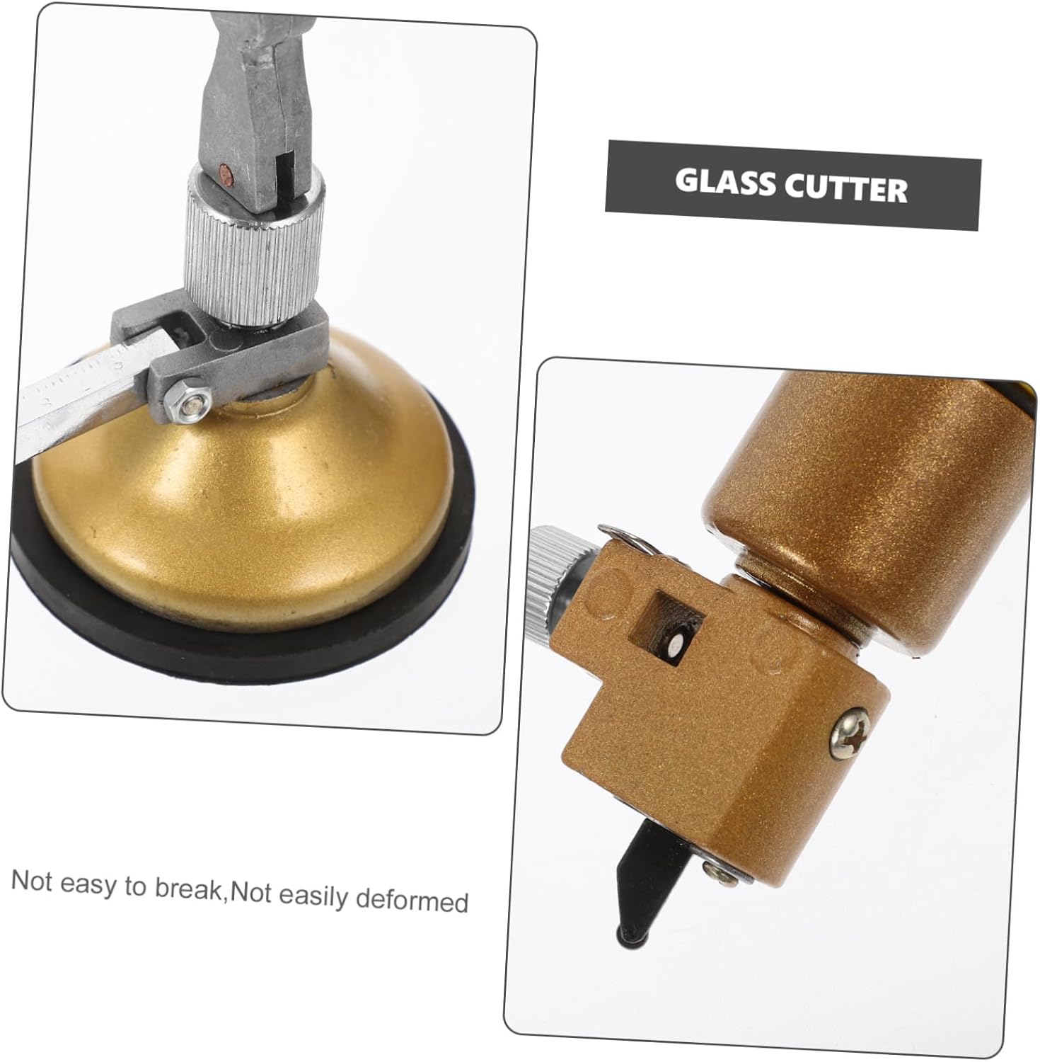Operitacx Adjustable Circle Cutting Tool for Glass Manual Glass Cutter Wheel Design for Precision Cutting and Opening