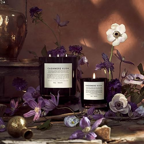 Miniatura 3 de Cashmere Boy Smells Candle  50 horas de duración  Mezcla de coco y cera de abeja  Velas perfumadas de lujo para el hogar (8.5 onzas)