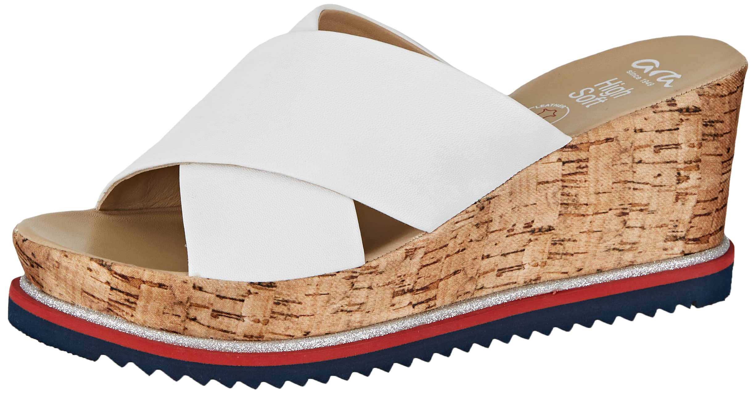ARA Women's Parma Loafer, White, 8.5 UK