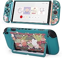 Vista 1 de GeekShare Funda Protectora Compatible con Switch 2, Funda Acoplable de Dibujos Animados Kawaii para Switch 2, Funda de Diseño Antiarañazos