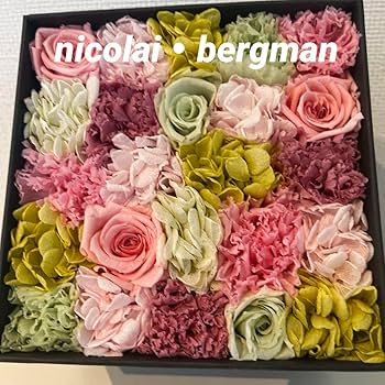 ニコライバーグマン　プリザーブドフラワー Amazon.co.jp: ニコライバーグマン プリザーブドフラワーBOX