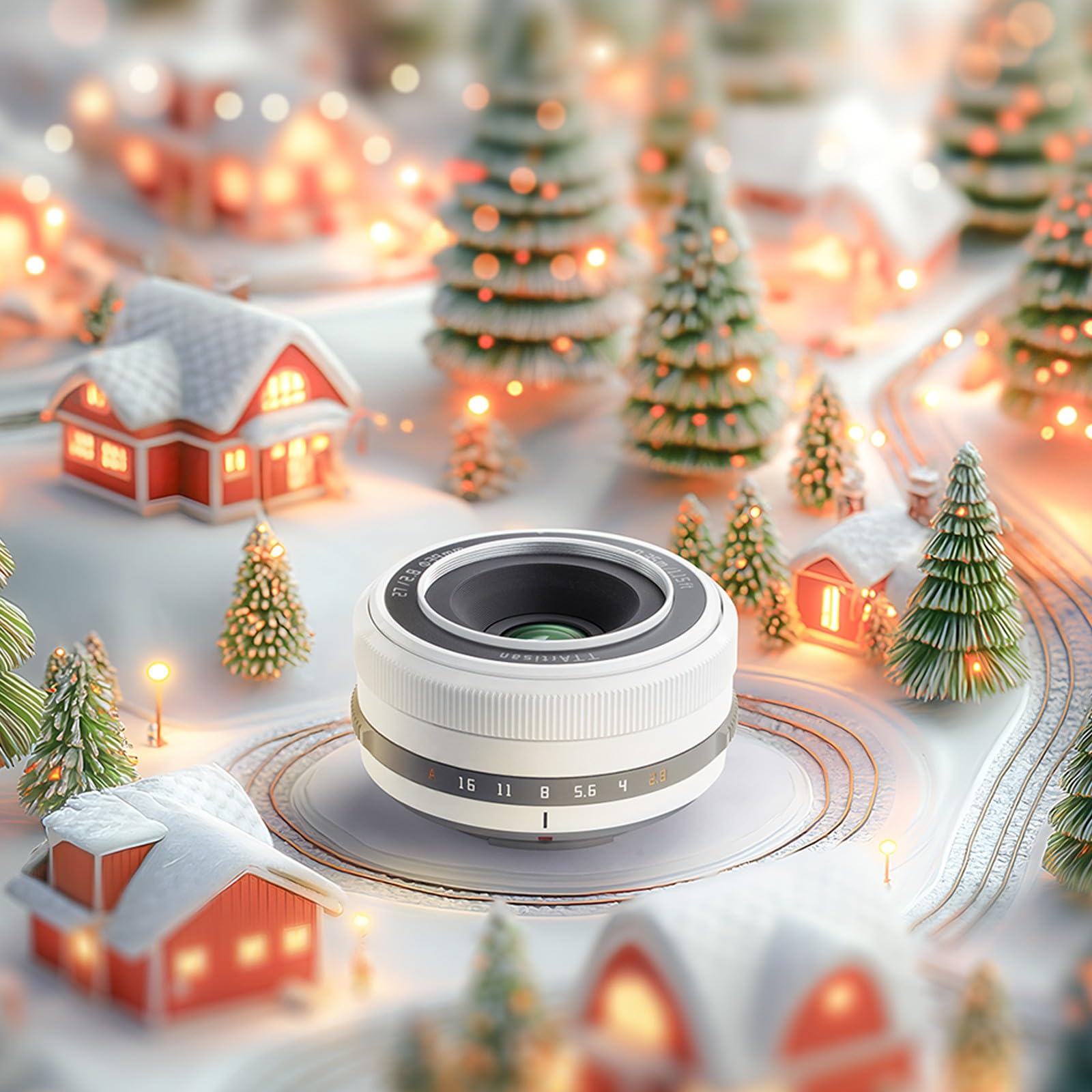 TTARTISAN AF 27mm F2.8 XF-Mount Auto Focus APS-C STM Lens for Fujifilm Fuji X-Mount Cameras X-E4 X-T2 X-T20 X-T30 X-T3 X-T4 X-T5 X-T10 X-T100 X-T200 X-T30 X-PR01 X-PR02 X-PR03-White