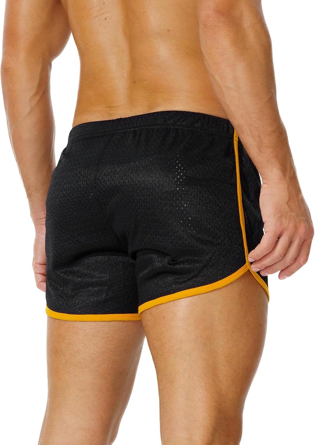 AIMPACT Mens Running Shorts Breathing Workout Gym Booty Short Shorts - Image 2