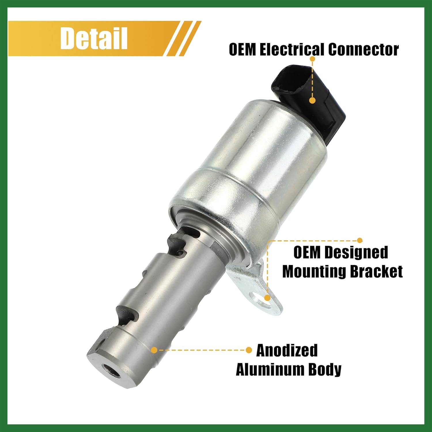 Motoforti Variable Valve Timing Solenoid VVT for Mazda 3 L4 2010-2016 Engine Camshaft Oil Control Valve No.PE0114420 Long-lasting