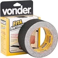 Vonder, Fita Antiderrapante, 50 Mm X 15 M, Preta.