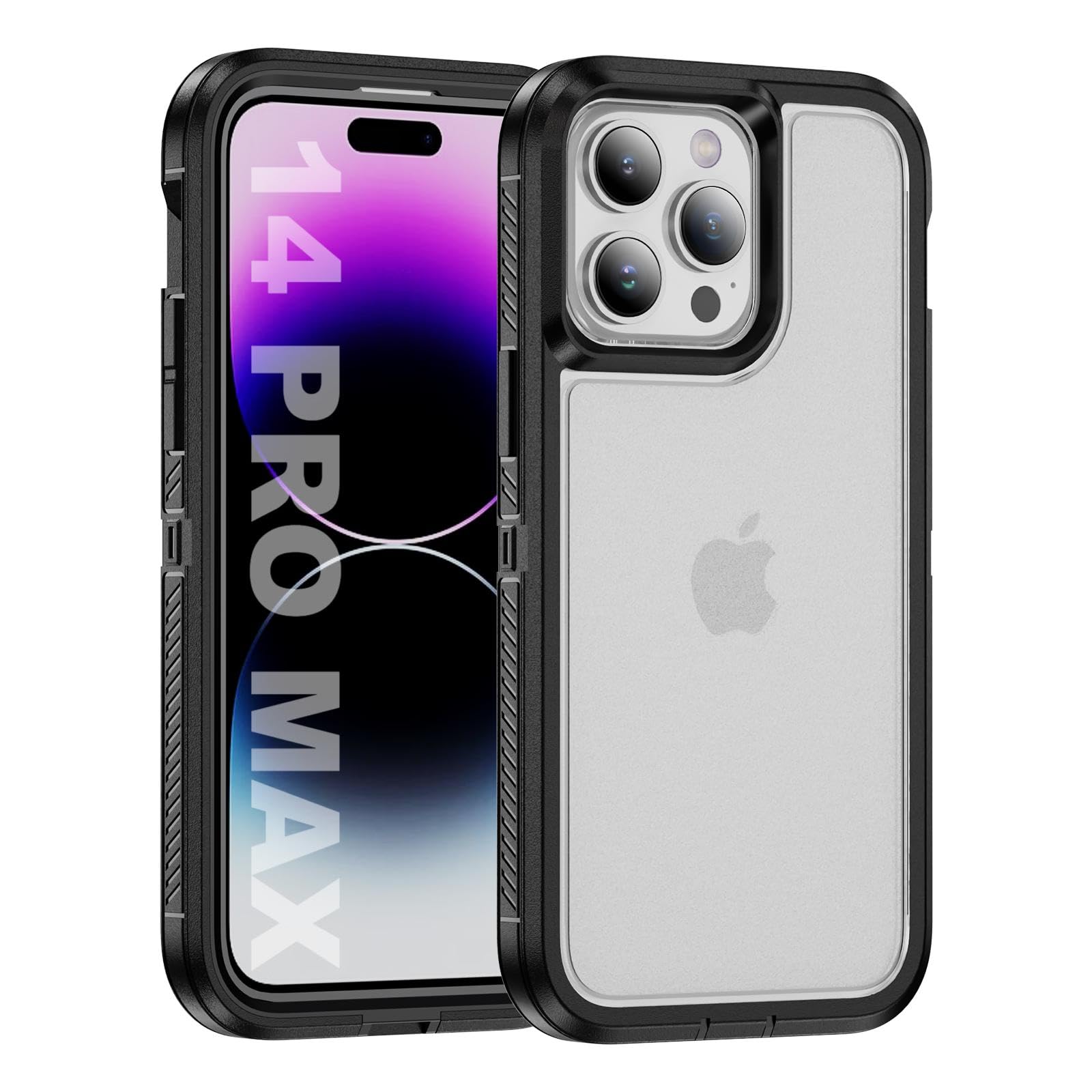 Tuvror for iPhone 14 Pro Max Case, Shockproof Dustproof Drop Proof, Military-Grade Protection