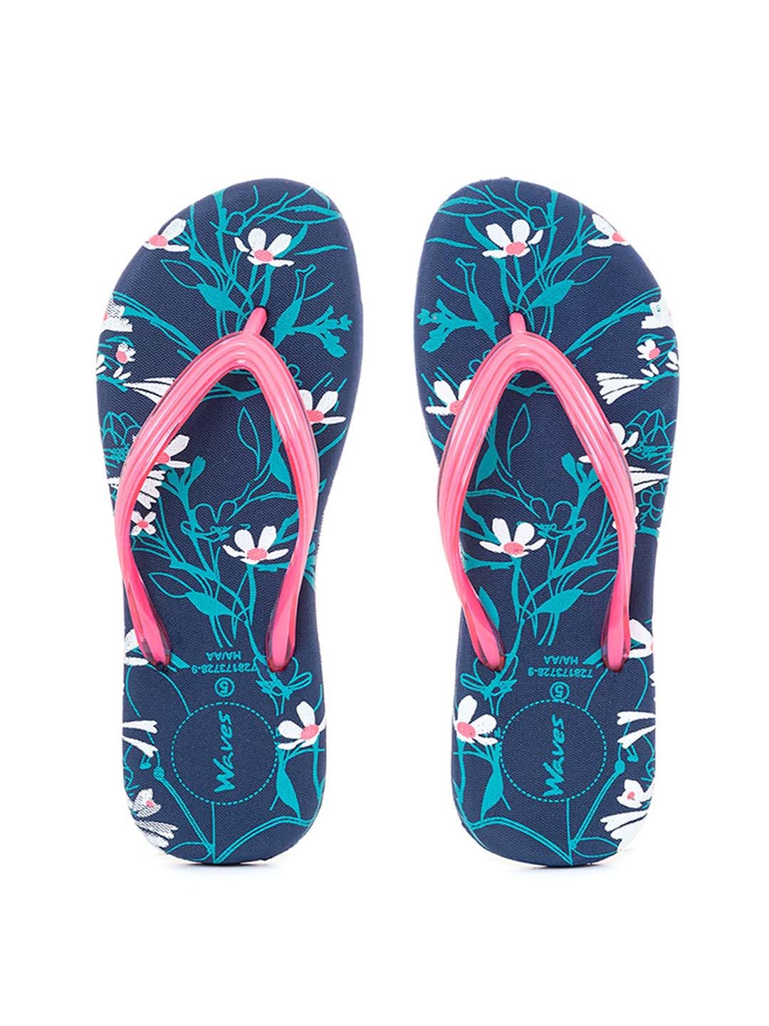 Khadims Waves Navy Indoor Slippers for Women (7281739) (B0BXXK7LW4) Amazon Price History, Amazon Price Tracker