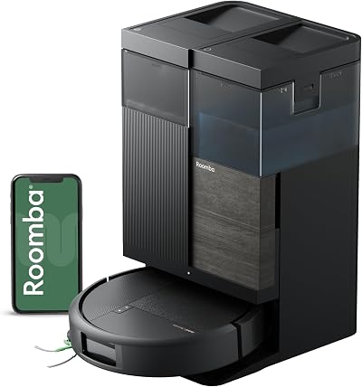 iRobot Roomba Plus 575X Combo Robot + AutoWash Dock, Self‑Cleans, Heated Wash & Heated Dry, Auto‑Empties up to 90 Days, 3.2X Power-Lifting Suction, 2X Deeper Mopping, Ideal for Homes with Pets & Kids