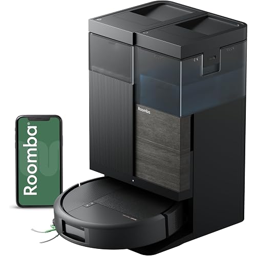 iRobot Roomba Plus 575X Combo Robot + AutoWash Dock, Self‑Cleans, Heated Wash & Heated Dry, Auto‑Empties up to 90 Days, 3.2X Power-Lifting Suction, 2X Deeper Mopping, Ideal for Homes with Pets & Kids