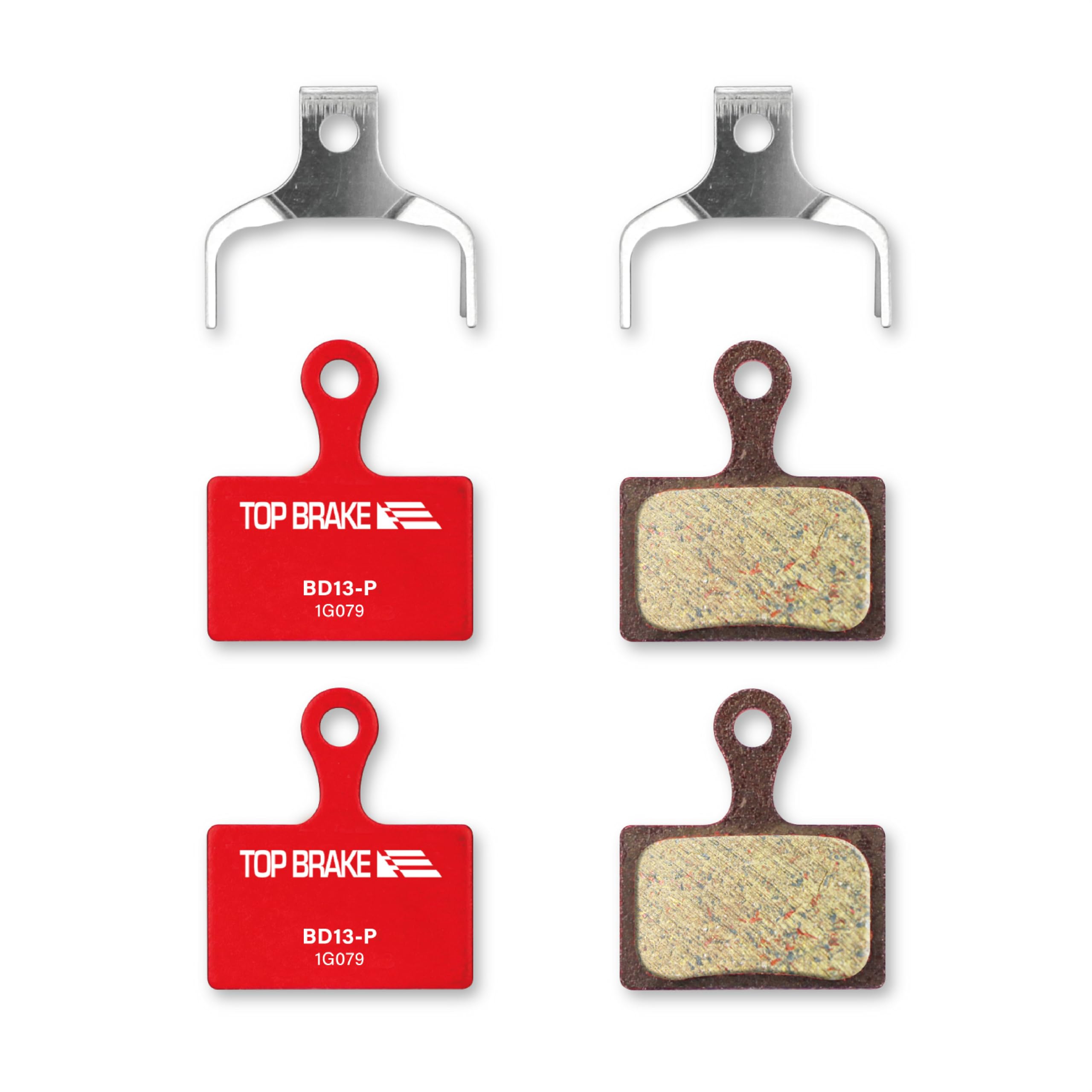TOP BRAKE 2 works Disc Road Bike Brake Pads for Shimano XTR-M9100,Dura Ace R9170, GRX RX400
