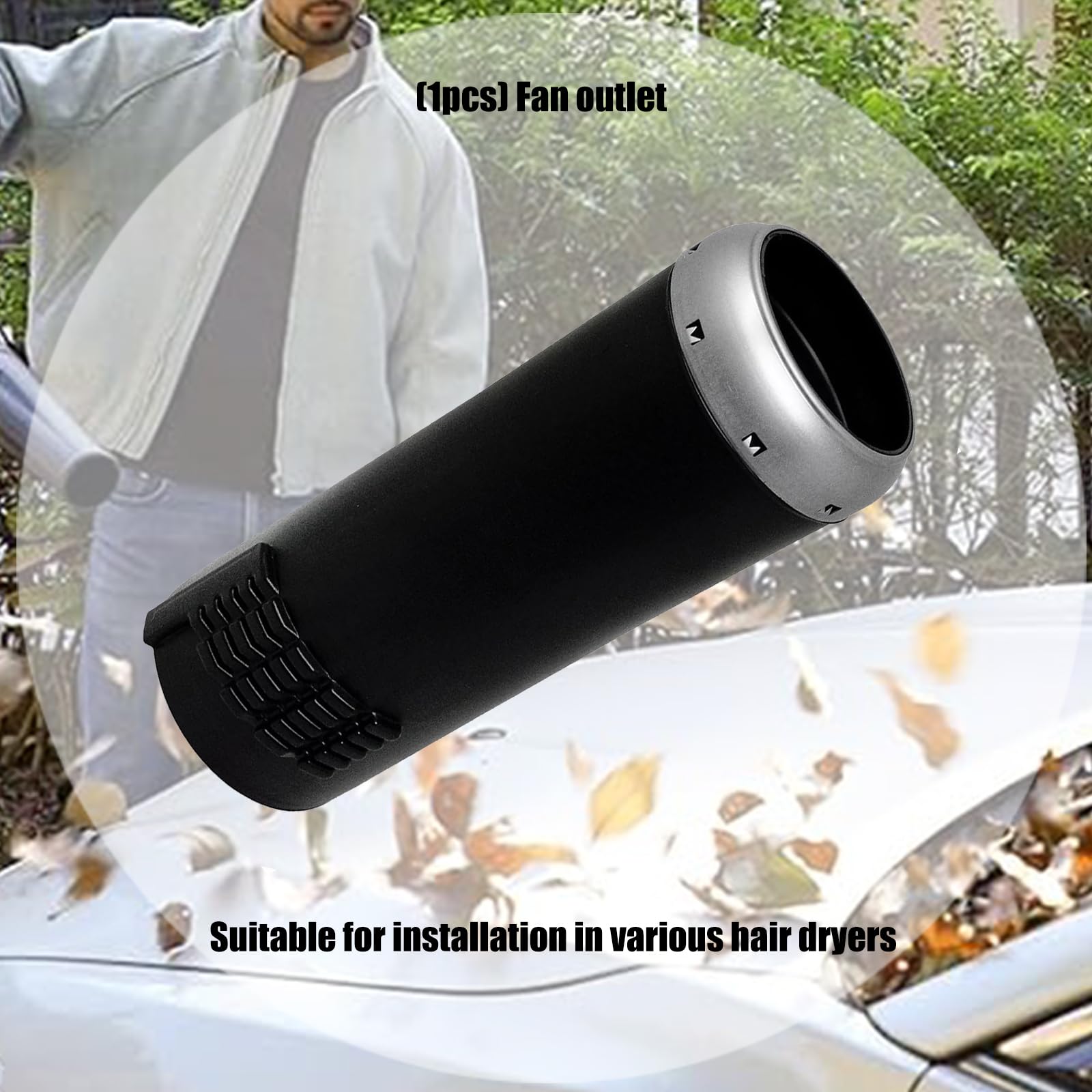 Ugello del soffiatore ricambio Tubo Accessorio per la pulizia della grondaia Ugello uscita del dispositivo soffiaggio efficienza per 一8010 一9010 Pulizia della grondaia per soffiatori