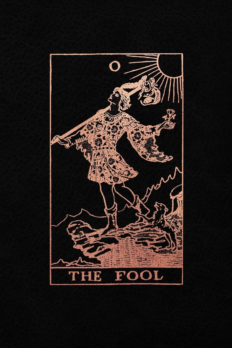 Amazon | The Fool: Tarot Card Journal, Black and Rose Gold