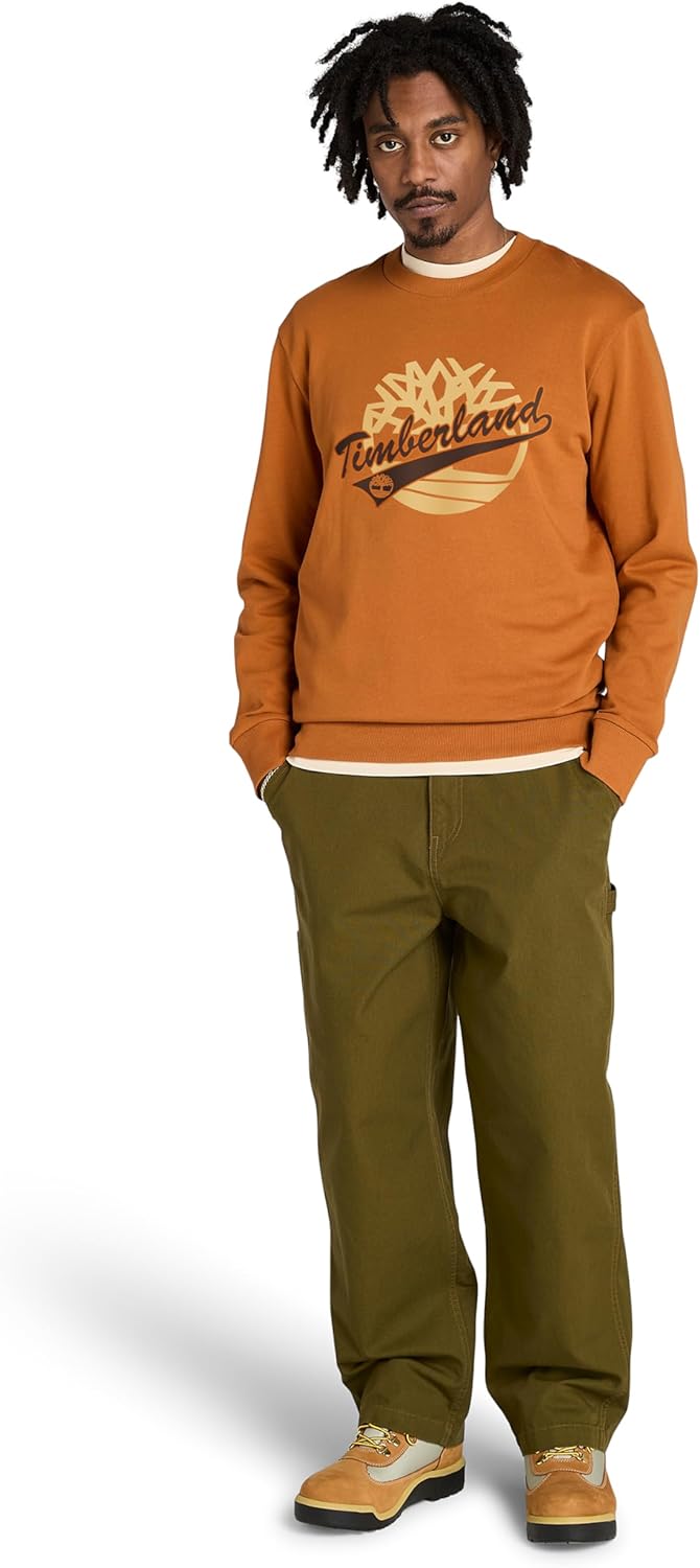 Timberland mens Brand Carrier Graphic Crew Sweatshirt - Image 2