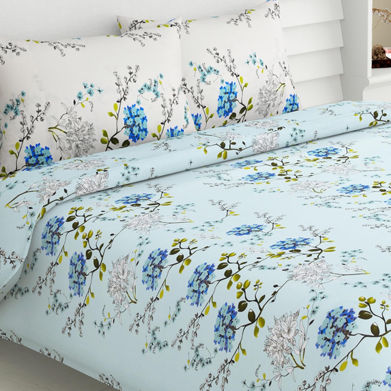 Haus & Kinder Cotton Bedsheet - Queen Size -15