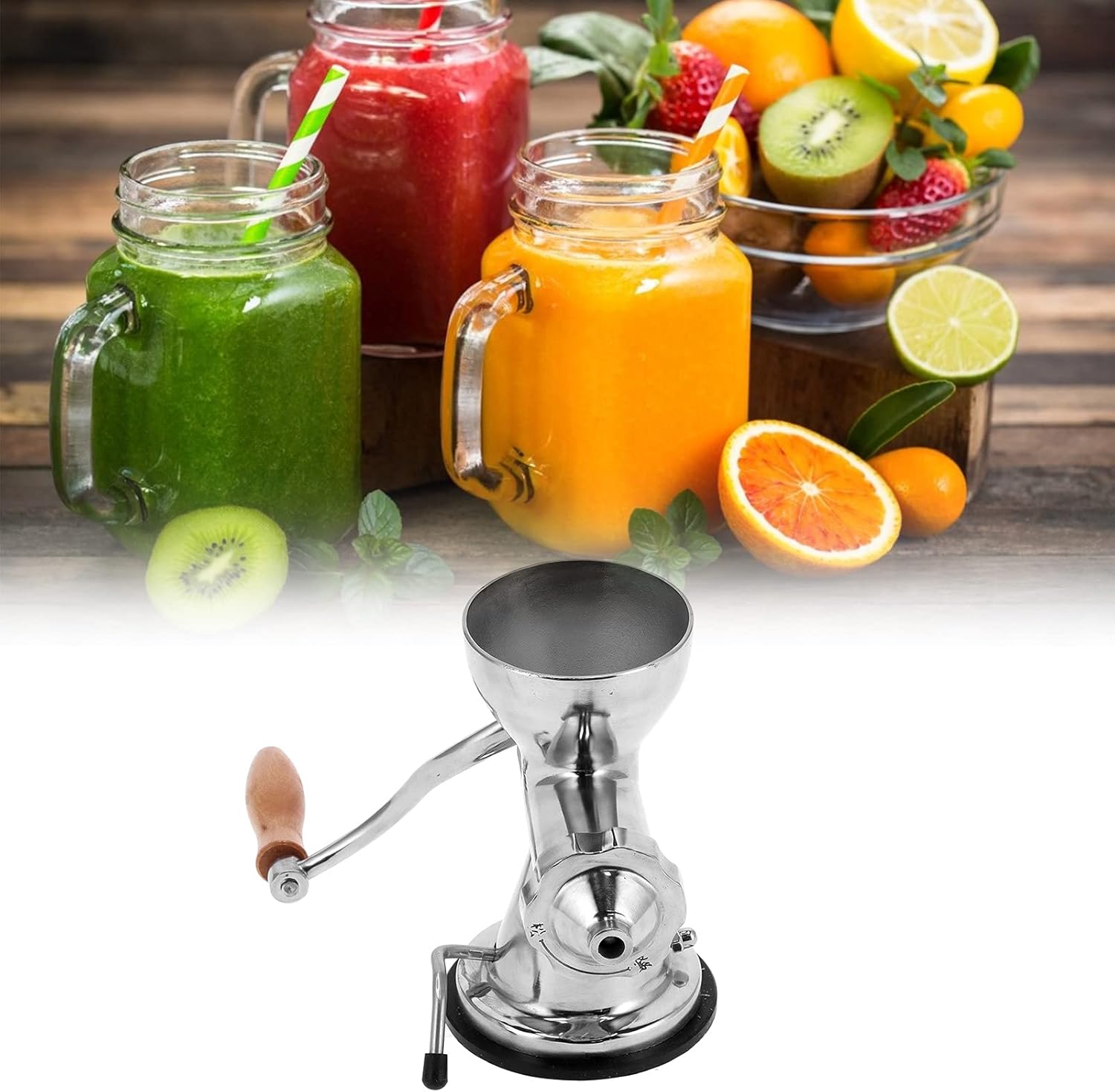 Hand Wheat Grass Juicer Wheatgrass Juicer Stainless Steel Manual Crank