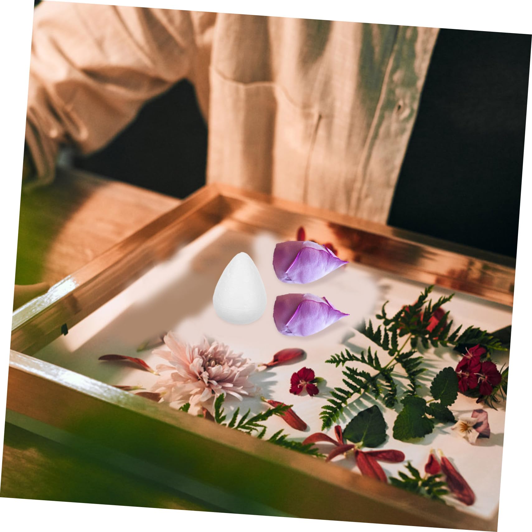 20-Pack Heart Foam Balls - 8.5CM Polystyrene Craft Hearts For Valentine's Day & Wedding Decor