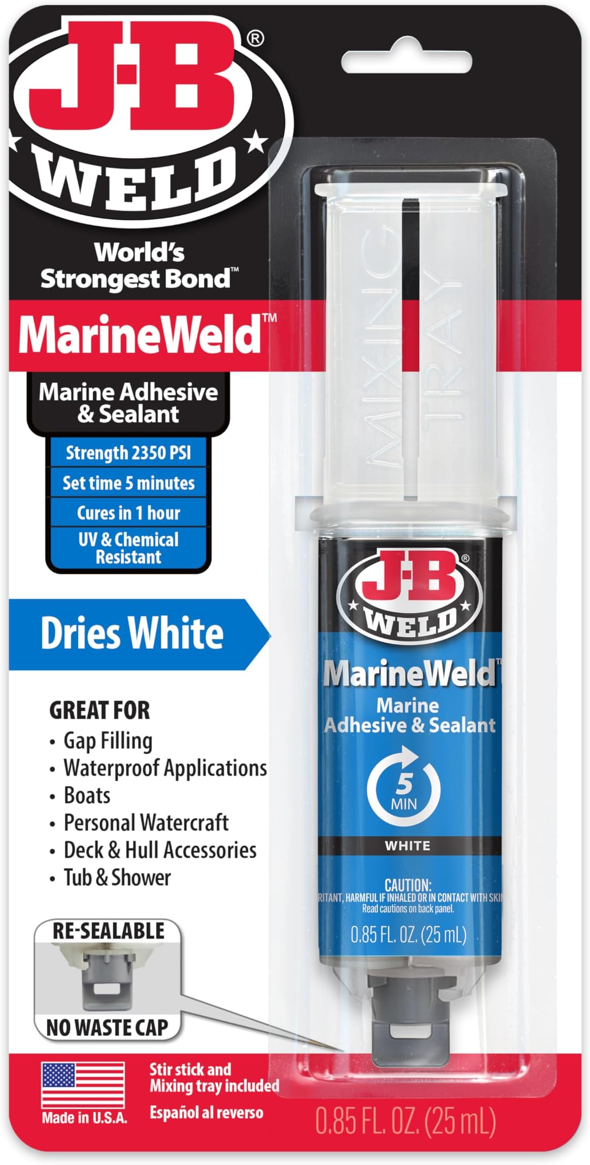 J-B Weld 50172 25 ml. MarineWeld Syringe