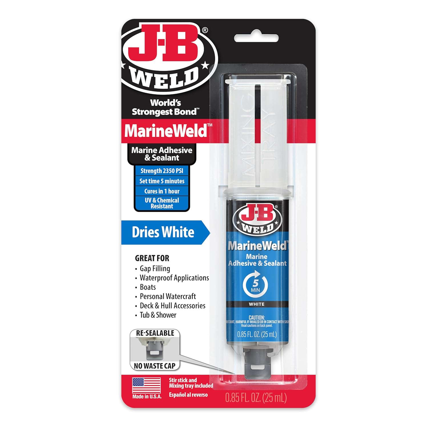 J-B Weld 50172 25 ml MarineWeld Syringe