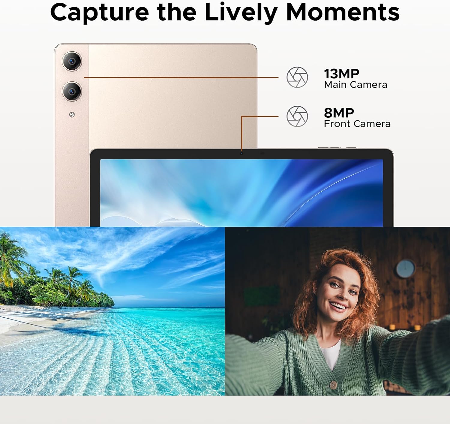 13MP Main Camera and 8MP Front Camera