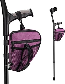 松葉杖用ポーチ - 防水 拡張可能 トートオーガナイザー - ポータブル 松葉杖 収納オーガナイザー,大人 男性 女性 屋内 屋外 日常使い
