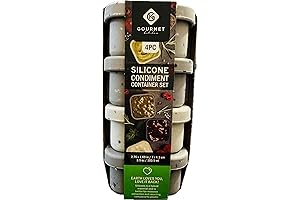 Silicone Condiment Container Set for the Gourmet Kitchen