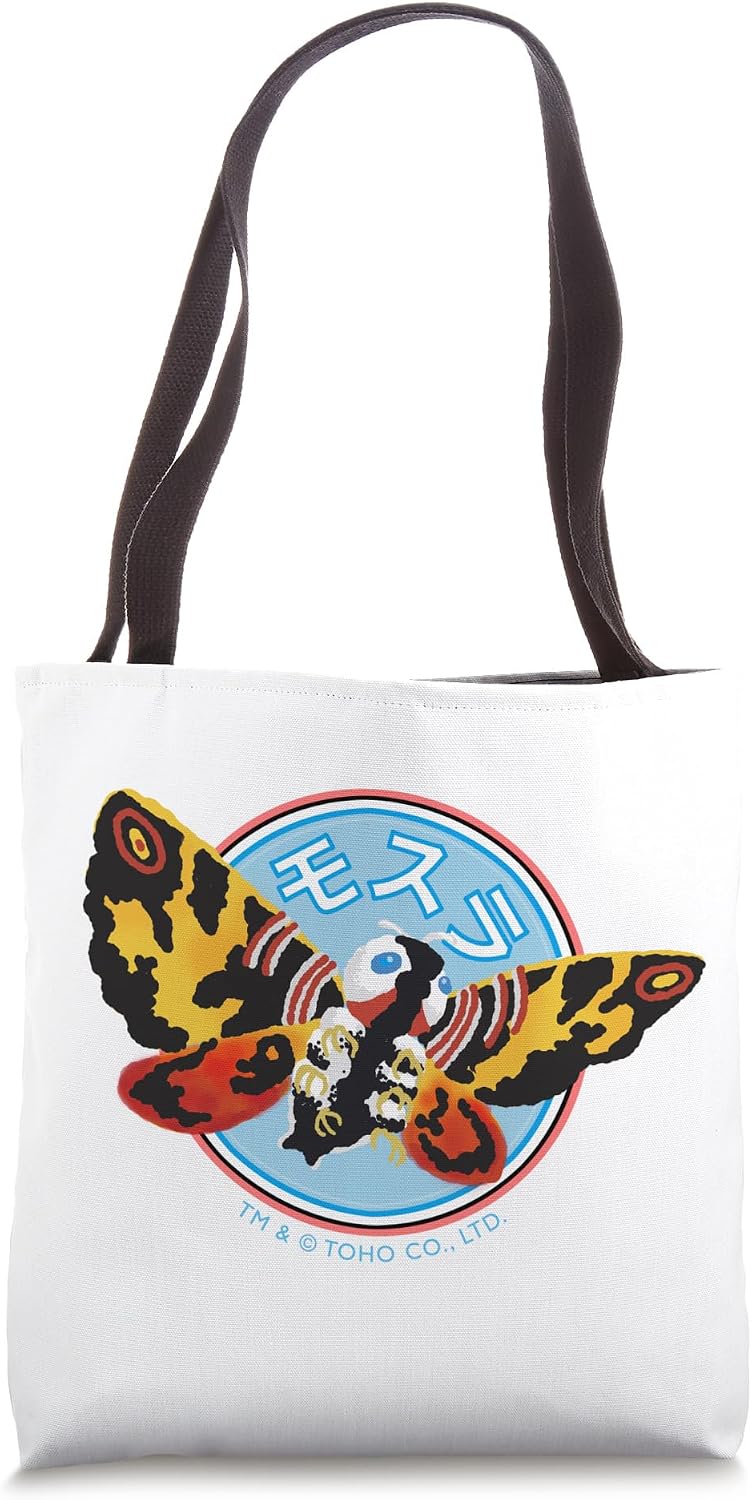 Godzilla Mothra Illustrated Tote Bag