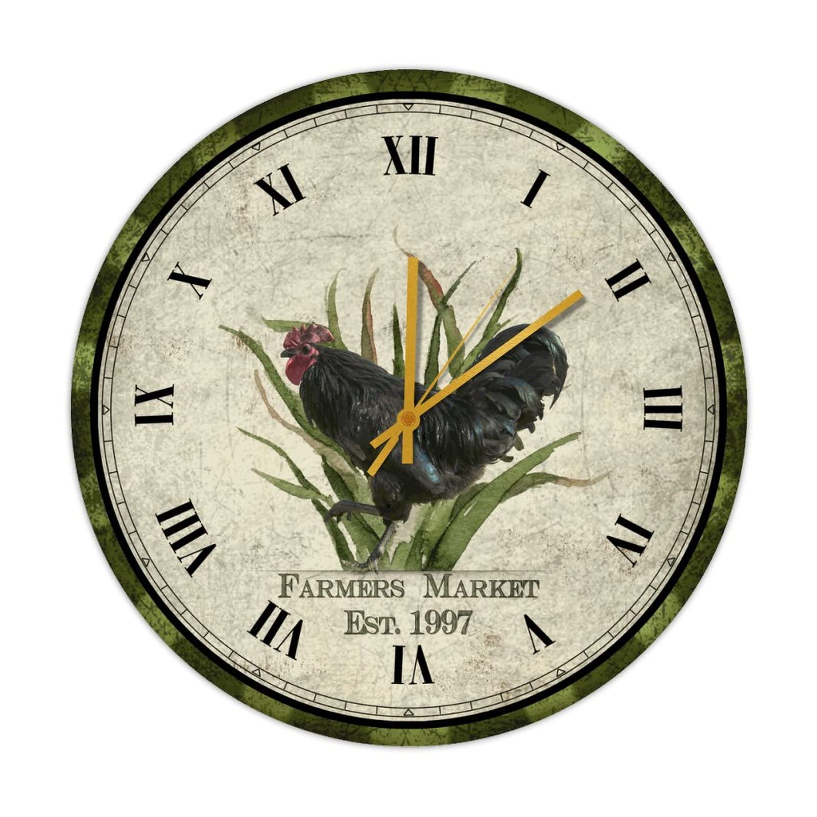 Horloge murale rétro coq du matin idée cadeau de qualité