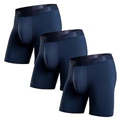 BN3TH Mens Classic Icon Boxer Briefs with 3-D Pouch - Breathable Anti-Chafing Ultra-soft Sustainable Premium Athletic Underwear No-Roll