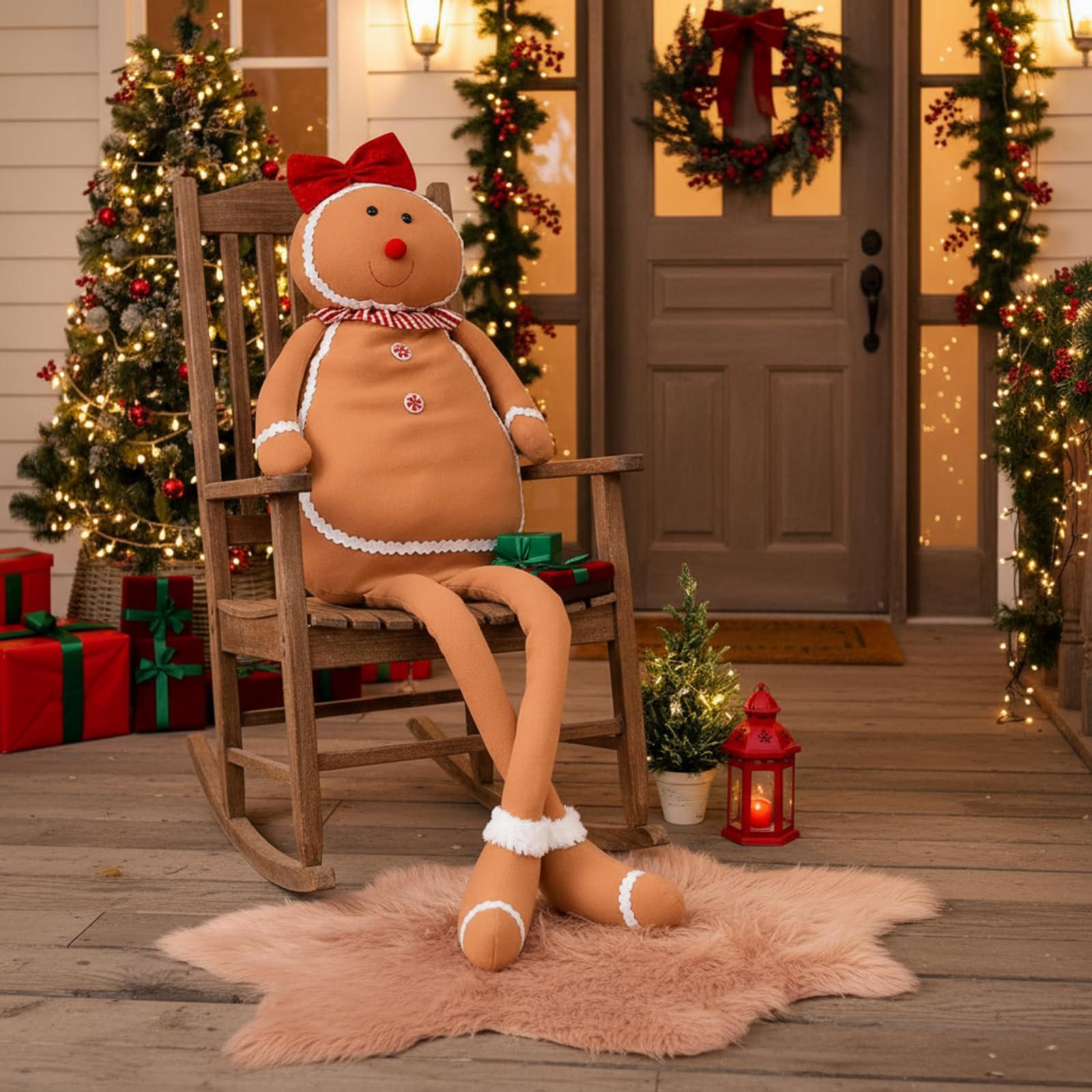 Amazon.com: Shappy 60 Inch Large Size Christmas Gingerbread Plush