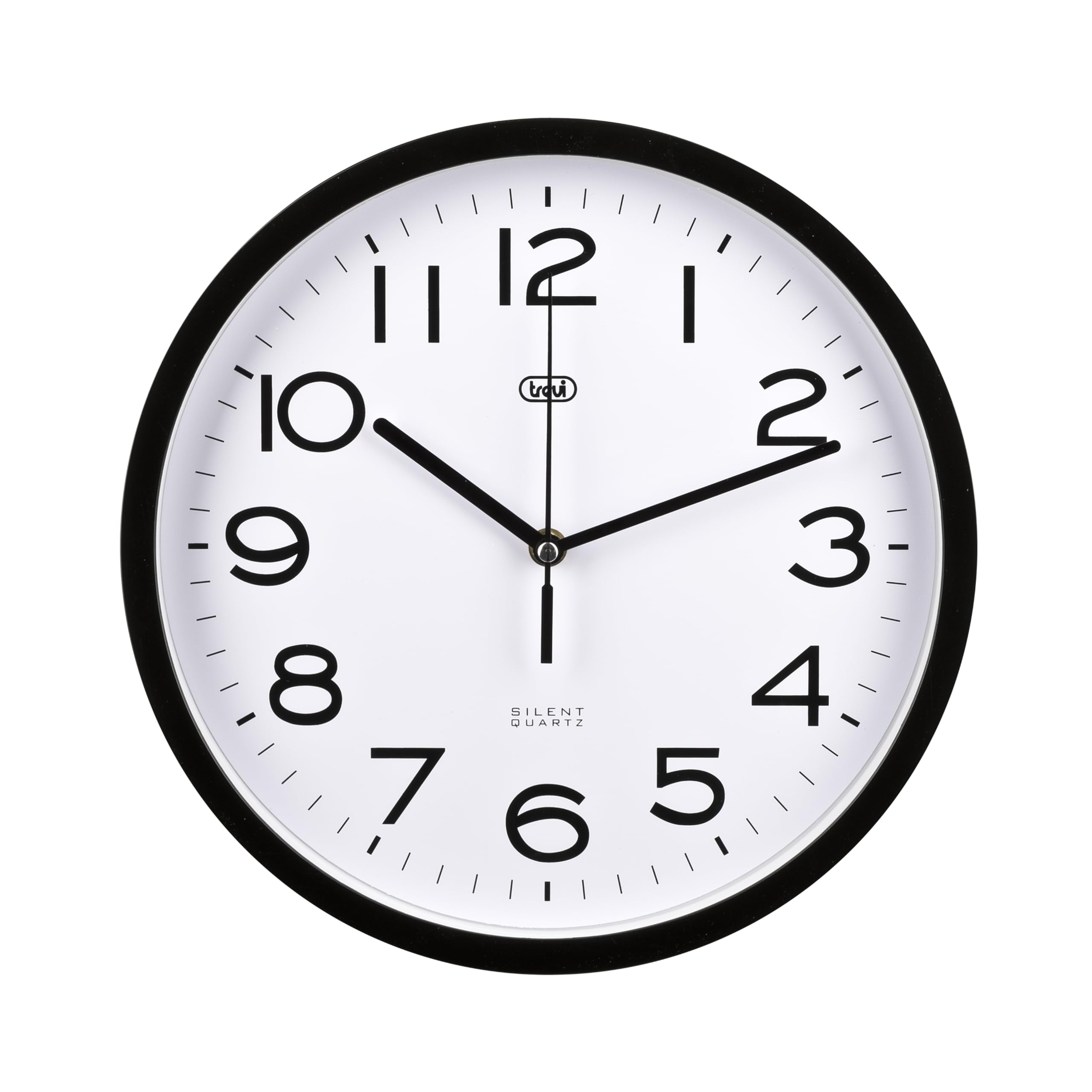 Orologio Da Parete Trevi 30 Cm - Quartzo Silenzioso, Design Moderno E Semplice, Bianco