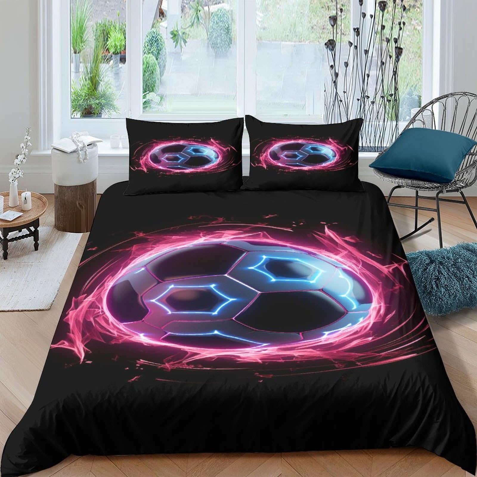 Housse de couette football lit enfant pour une chambre de champion