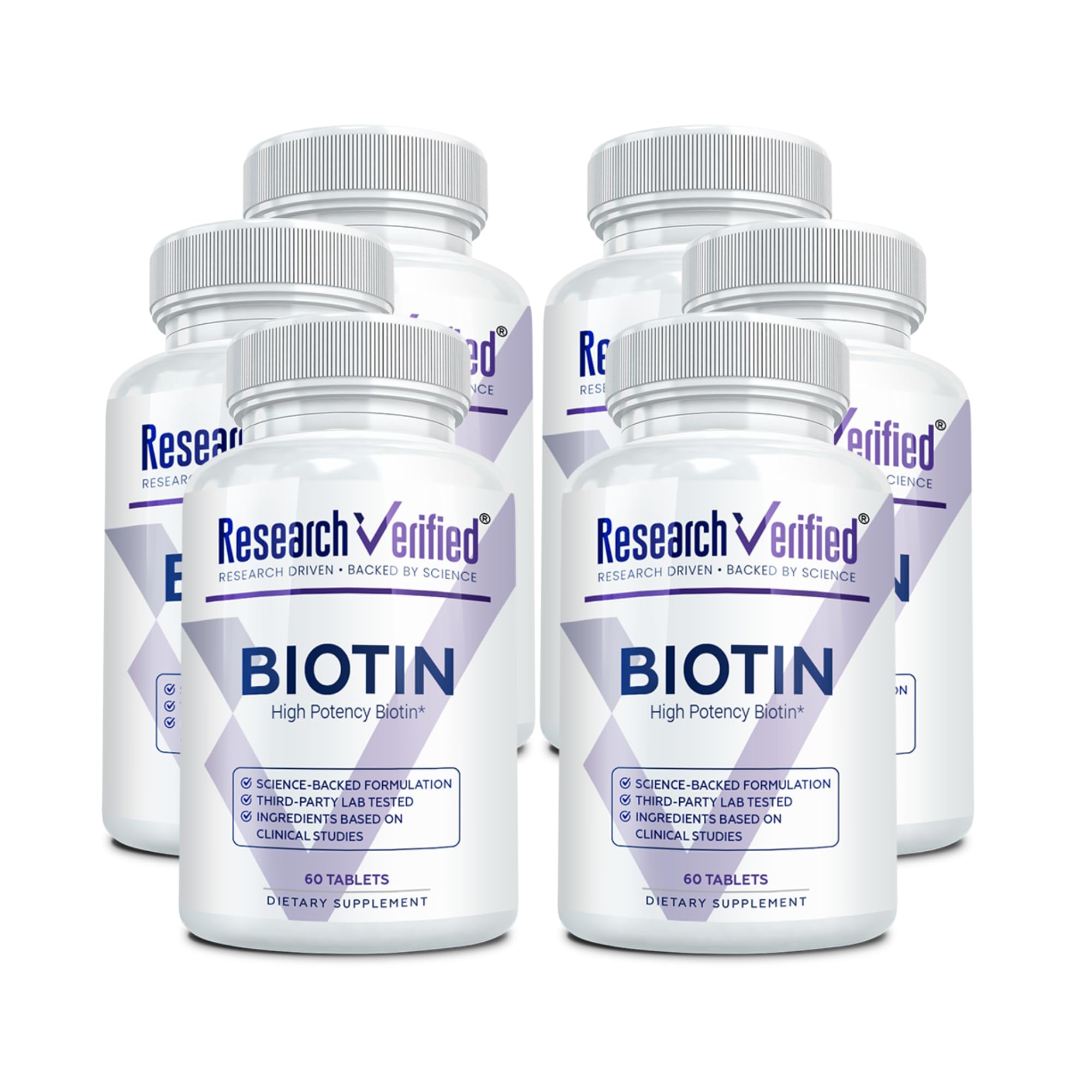Biotin – Pure Extra Strength Biotin 10000mcg – Hair Skin and Nails Vitamin – Third-Party Tested, Made in USA - 360 Vegan Tablets