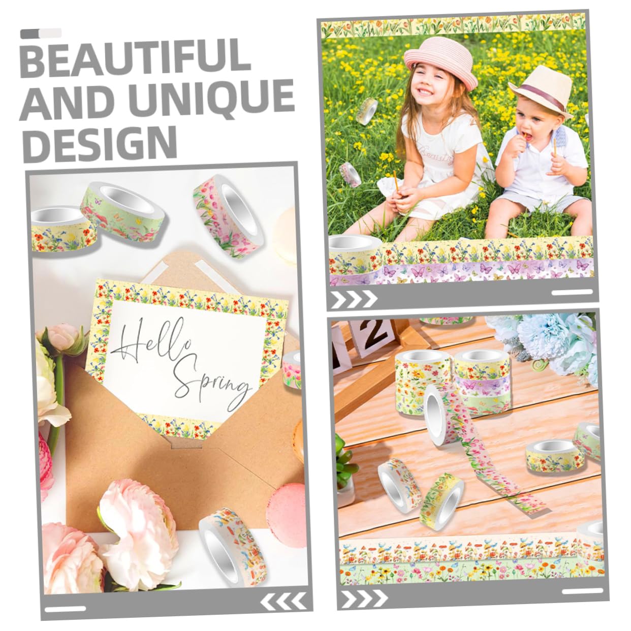 4 Sätze Transparentes Washi-tape Notizbuch Diy Washi Tape Tagebuchband Dekoratives Bastelband Mehrzweck-washi-tape Diy Klebeband Planer Tape Aufkleber 12 Rollen * 4