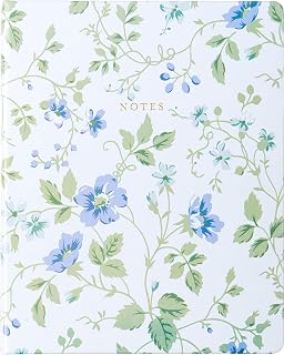 Laura Ashley Premium Hardcover Writing Journal | 256 Lined Pages | Elegant Floral Design | Perfect for Diaries, Notes, and Gift Giving (8-x-10 Inches)