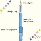 PILOT Kakuno Fountain Pen, Blue Barrel, Fine Nib – view 3